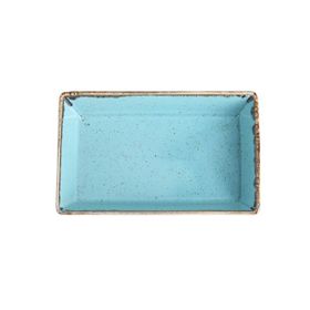Porland Seasons Turkuaz 8x14 cm Kahvaltı ve Meze Tabağı