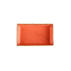 Porland Seasons Turuncu 10x16 cm Kahvaltı ve Meze Tabağı