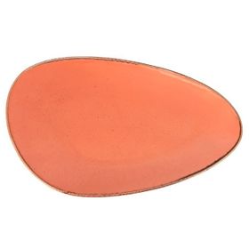 Porland Seasons Turuncu 36 cm Porselen Kayık Tabak