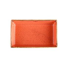 Porland Seasons Turuncu 8x14 cm Kahvaltı ve Meze Tabağı