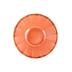 Porland Seasons Turuncu Ergonomik 11 cm 6 Adet Çay Tabağı