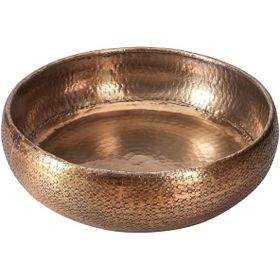 Porland Sia Altın 40 cm Dekoratif Derin Kase