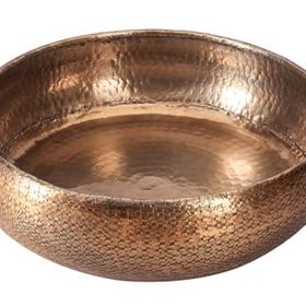 Porland Sia Altın 40 cm Dekoratif Derin Kase