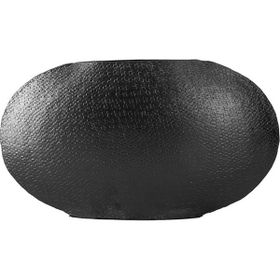 Porland Sia Siyah 25 cm Oval Vazo