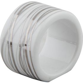 Porland Silver Wavy 5 cm 6 Adet Yüzük Peçetelik