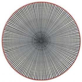 Porland Siyah 27 cm Kayık Tabak