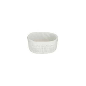Porland Smyrna Beyaz 31 cm Oval Sepet