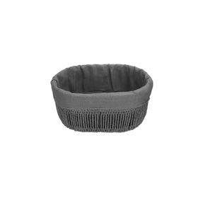 Porland Smyrna Gri 35 cm Oval Sepet