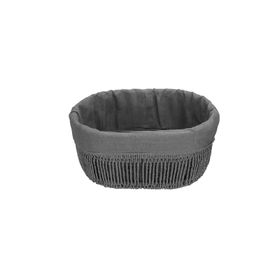 Porland Smyrna Gri 39 cm Oval Sepet