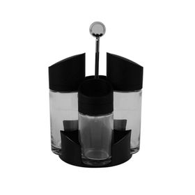 Porland Soft Siyah 40 cc 5 Parça Salata Seti