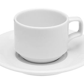 Porland Soley Beyaz Tabaklı 140 cc Çay Fincanı