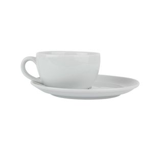 Porland Soley Beyaz Tabaklı 250 cc 6 Adet Çay Fincanı