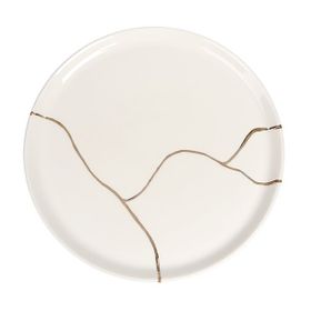 Porland Spirits Altın Yaldız 28 cm 6 Adet Düz Tabak
