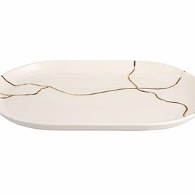Porland Spirits Altın Yaldız 32 cm Kayık Tabak