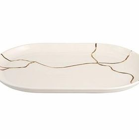 Porland Spirits Altın Yaldız 32 cm Kayık Tabak