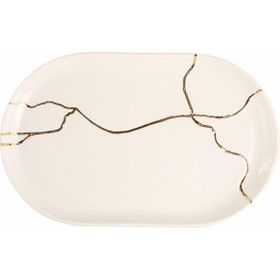 Porland Spirits Altın Yaldız 32 cm Kayık Tabak
