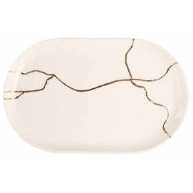 Porland Spirits Altın Yaldız 32 cm Kayık Tabak