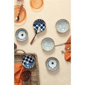 Porland Spotty 6'lı 11.5 cm Karma Çerezlik Sosluk Kase Takımı