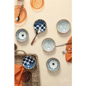 Porland Spotty 6'lı 11.5 cm Karma Çerezlik Sosluk Kase Takımı