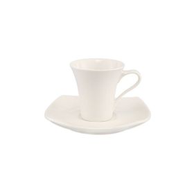 Porland Square Alumilite 200 cc 6 Adet Tabaklı Çay Fincanı