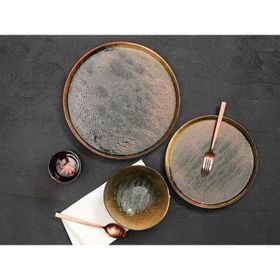 Porland Stoneware Genesis 3 Parça Tek Kişilik Yemek Takımı