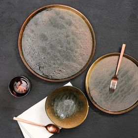 Porland Stoneware Genesis 3 Parça Tek Kişilik Yemek Takımı