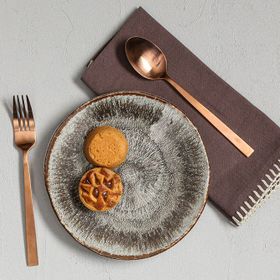 Porland Stoneware Iris 17 cm 4 Adet Düz Tabak