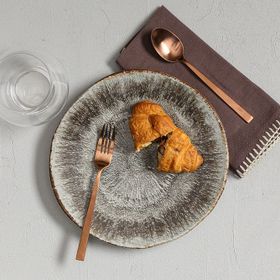 Porland Stoneware Iris 23 cm 4 Adet Düz Tabak