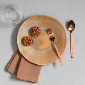 Porland Stoneware Savanna 23 cm 4 Adet Düz Tabak