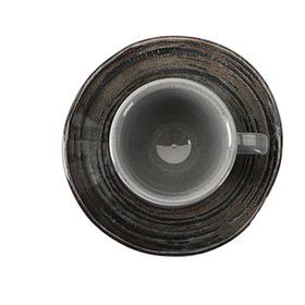 Porland Stoneware Vintage 75 cc Tabaklı Kahve Fincanı