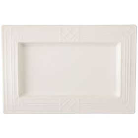 Porland Superior Bone Porcelain Elix 22x33 cm Kayık Tabak