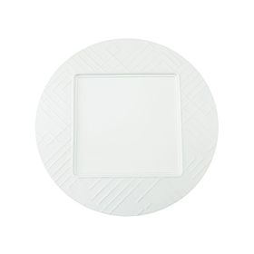 Porland Superior Bone Porcelain Elix 28 cm 6 Adet Düz Tabak