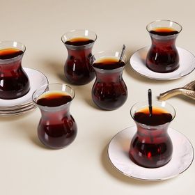 Porland Suzanne Altın Yaldız 12 Parça 6 Kişilik Çay Takımı