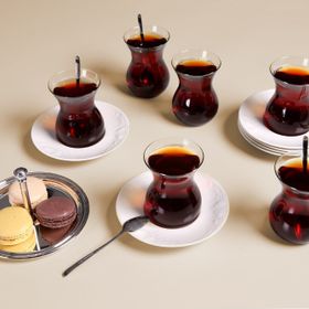 Porland Suzanne Alumilite 12 Parça 6 Kişilik Çay Takımı