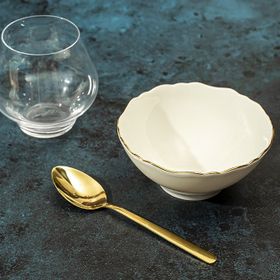 Porland Tide Altın Yaldız 13 cm Kase