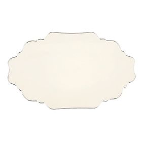 Porland Tide Platin 23 cm 2 Adet Kayık Tabak