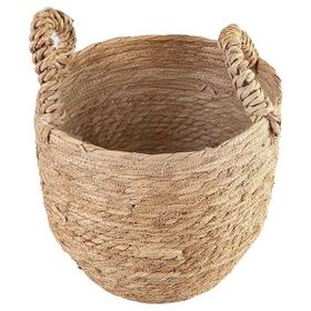 Porland Tony 27 cm Naturel Kulplu Sepet