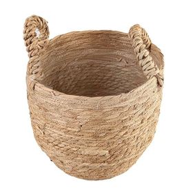 Porland Tony 27 cm Naturel Kulplu Sepet