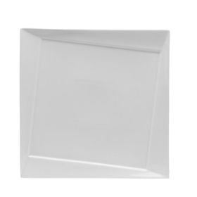 Porland Twist Beyaz 30x30 cm Düz Tabak