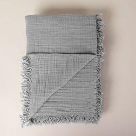 Porland Vanity Müslin 200x220 cm Gri Çift Kişilik Pike