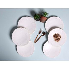 Porland Varia Alumilite 6'lı 21 cm Düz Tabak Seti