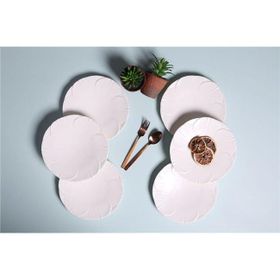 Porland Varia Alumilite 6'lı 21 cm Düz Tabak Seti