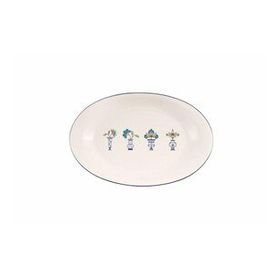 Porland Vaso Piccolo 31 cm Desen9 Kayık Tabak
