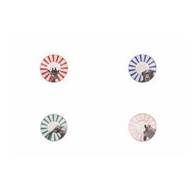 Porland Wild Life 11 cm 4 Parça Karma Çay Tabağı Takımı