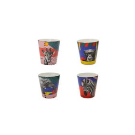 Porland Wild Life 320 cc 4 Kişilik Bardak Seti