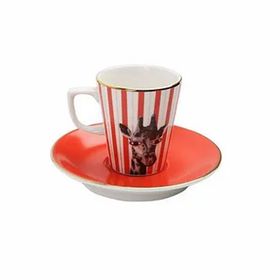 Porland Wild Life 4 Kişilik 80 cc Kahve Takımı