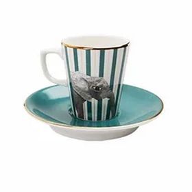 Porland Wild Life 4 Kişilik 80 cc Kahve Takımı