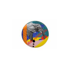Porland Wild Life Elephant Düz 28 cm Tabak
