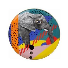 Porland Wild Life Elephant Düz 28 cm Tabak