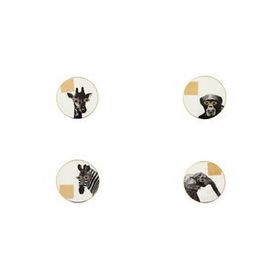 Porland Wild Life Karma 4 Parça 10 cm Bardak Altlığı